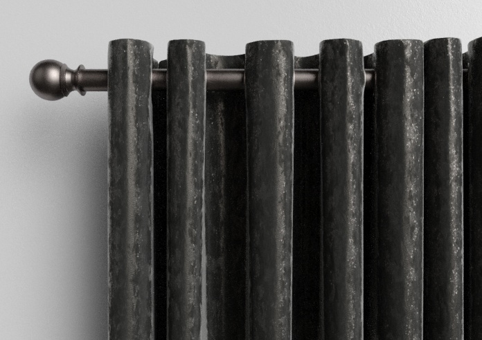 Crushed Velvet, Steel - Made to Measure Curtains - Image 12